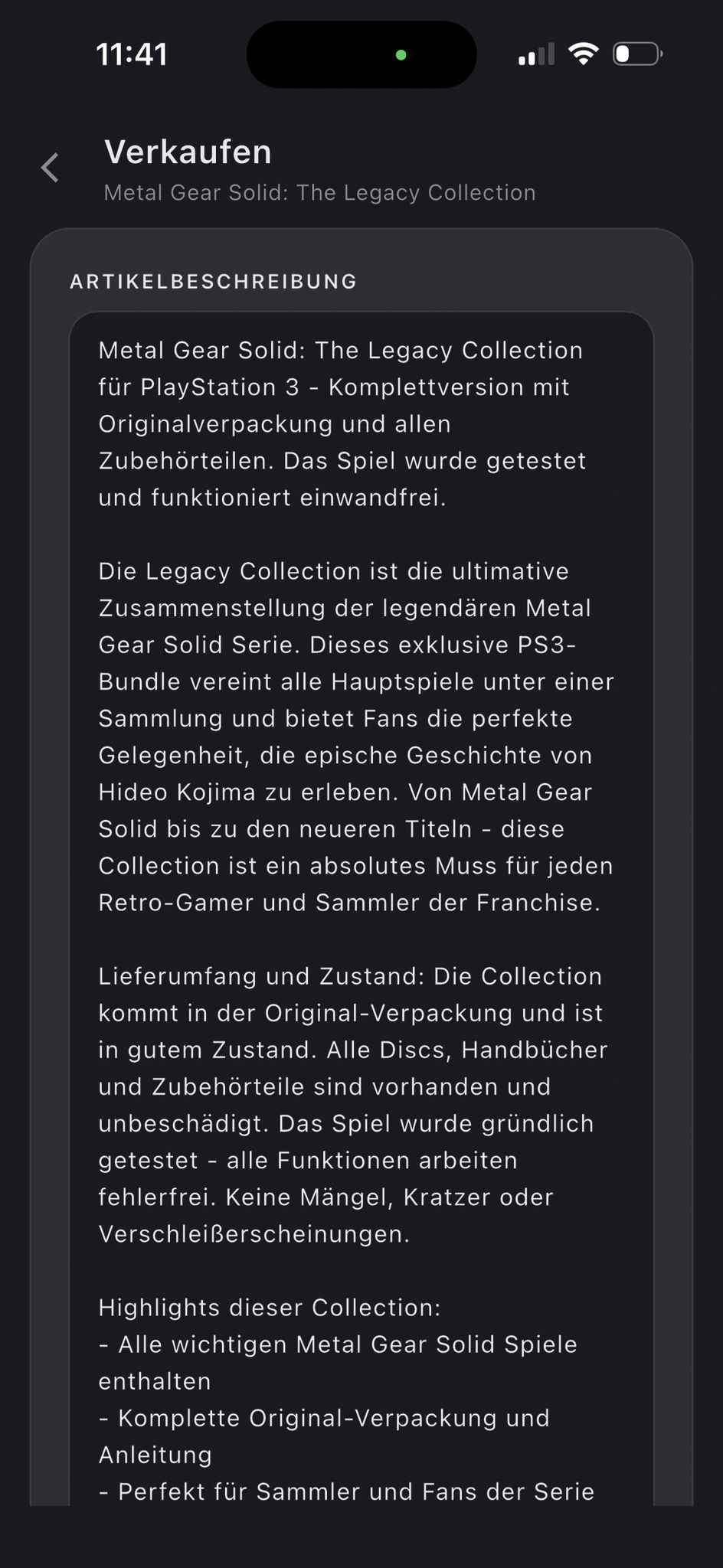 Mintro KI-Artikelbeschreibung